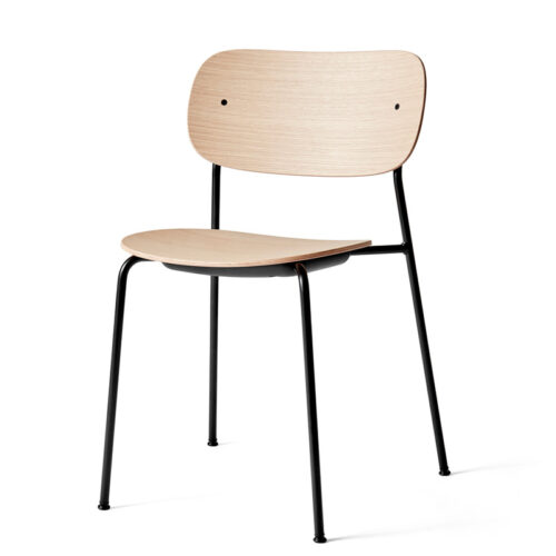 Menu Co Chair Spisebordsstol, natur eg med sort stel