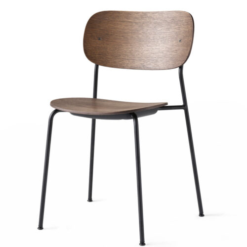 Menu Co Chair Spisebordsstol, Røget eg med sort stel