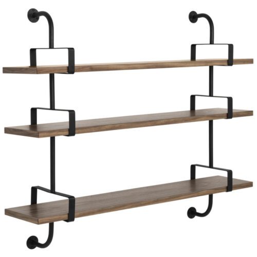 Gubi Démon 2 Brackets Hylde 155 cm. 3 Hylder Valnød