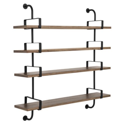 Gubi Démon 2 Brackets Hylde 155 cm. 4 Hylder Valnød