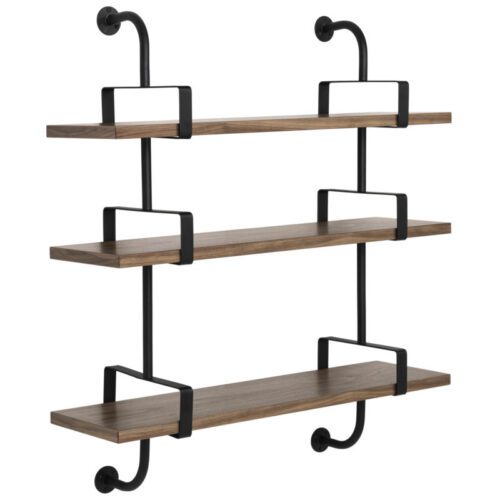 Gubi Démon 2 Brackets Hylde 95 cm. 3 Hylder Valnød