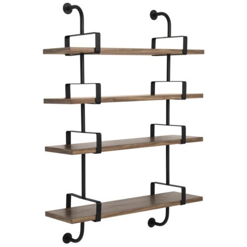 Gubi Démon 2 Brackets Hylde 95 cm. 4 Hylder Valnød