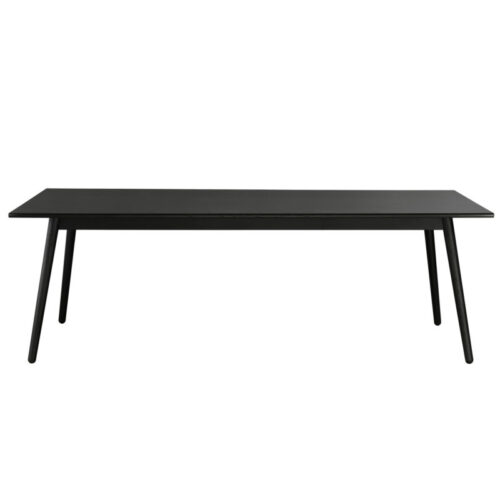 FDB C35C Poul M. Volther Spisebord Sortlakeret Eg Stor