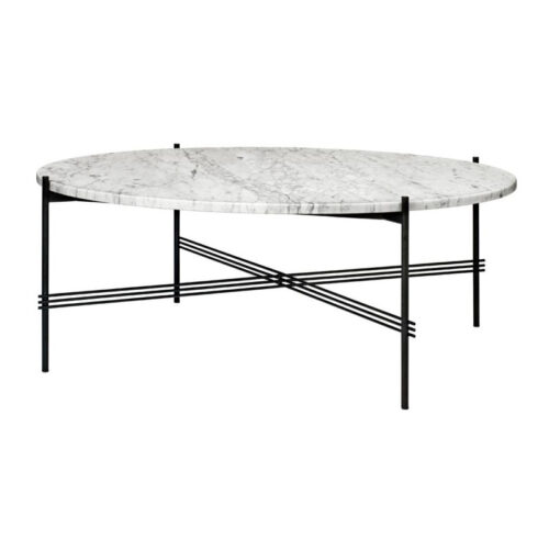 Gubi TS Sofabord Hvid Marmor Ø105