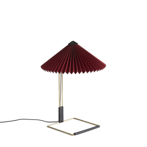 HAY Matin Bordlampe S Mørk Rød