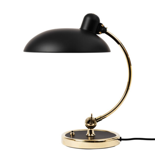 Kaiser Idell 6631-Luxus Bordlampe Mat Sort & Messing - Limited Edition