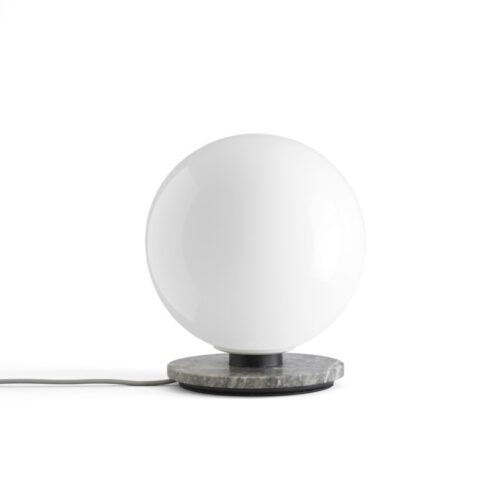 Menu TR Bulb Væg- og Bordlampe Grå Marmor Shiny Opal