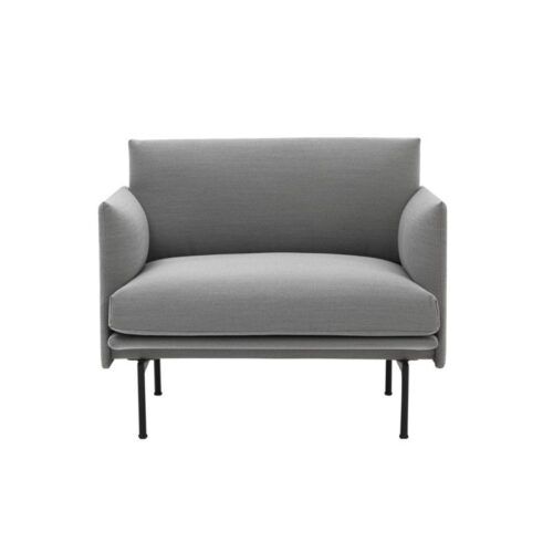 Muuto Outline Lænestol Steelcut Trio 133