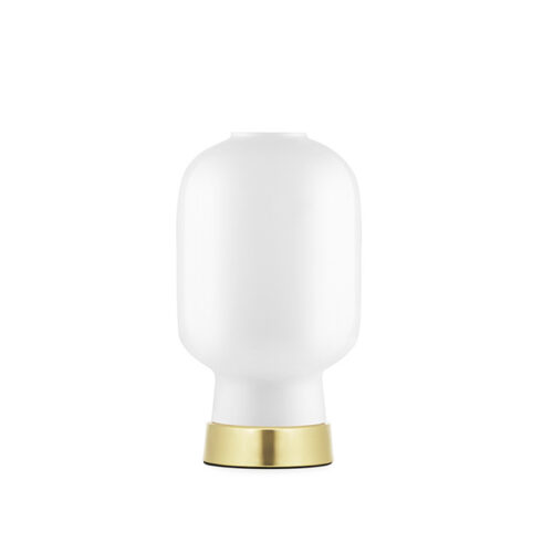 Normann Copenhagen Bordlampe Amp, Hvid/messing