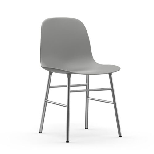 Normann Copenhagen Form Stol Grå/Chrome