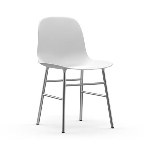 Normann Copenhagen Form Stol Hvid/Chrome