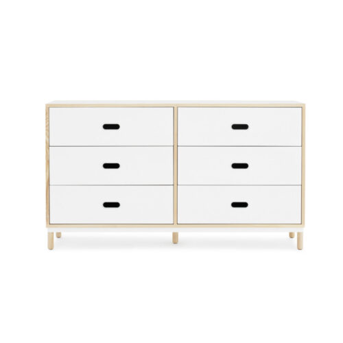 Normann Copenhagen Kabino Kommode m. 6 Skuffer Hvid