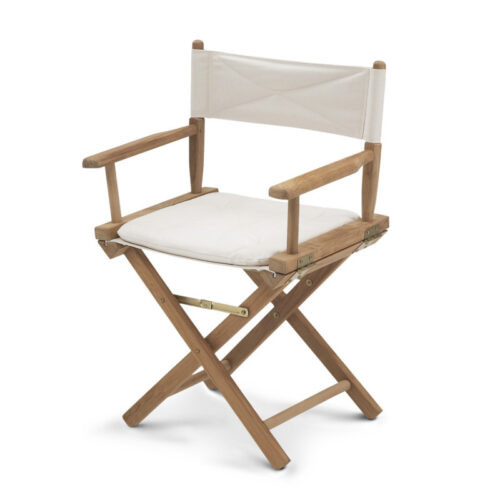 Skagerak Director's Foldestol Teak Canvas Hvid