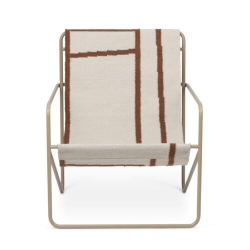 Ferm Living Desert Loungestol Cashmere/Shapes