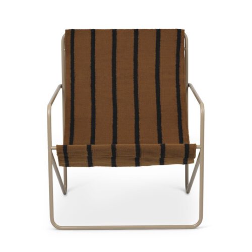 Ferm Living Desert Loungestol Cashmere/Stripes