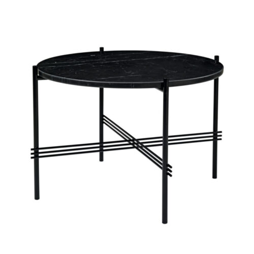 Gubi Gamfratesi TS Lounge Table Marmor Sort-Sort Mellem