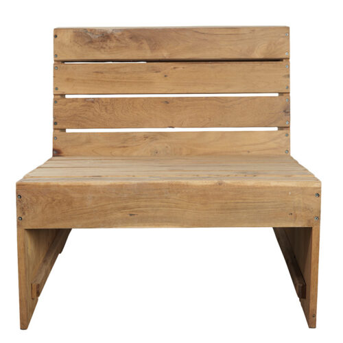 House Doctor Lounge Stol Woodie Teak Udendørs