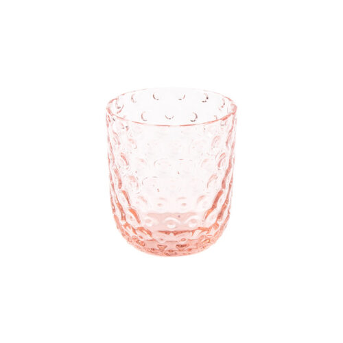 Kodanska Glas, tumbler small drops, pink