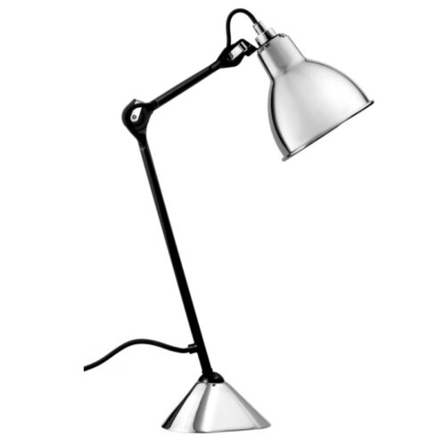 Lampe Gras Bordlampe No. 205 Sort-Krom