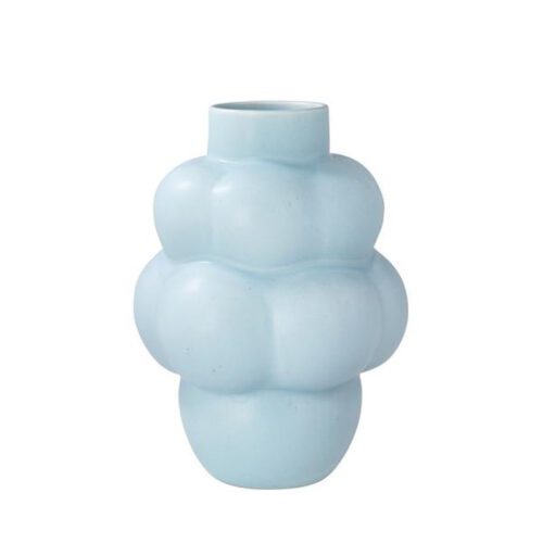Louise Roe Balloon Vase 04 Ceramic Sky Blue