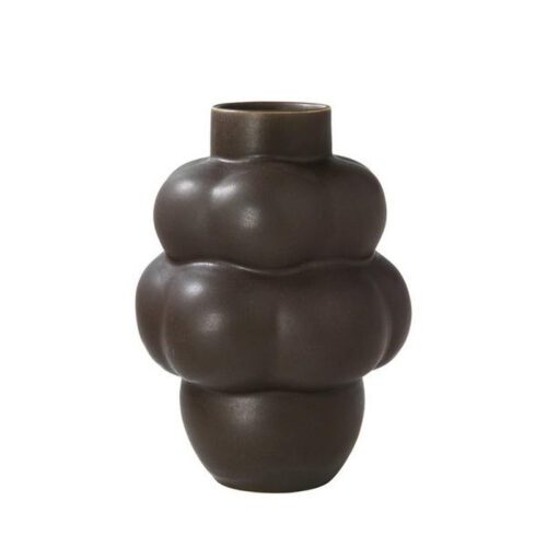 Louise Roe Balloon Vase 04 Ceramic Mud Brown