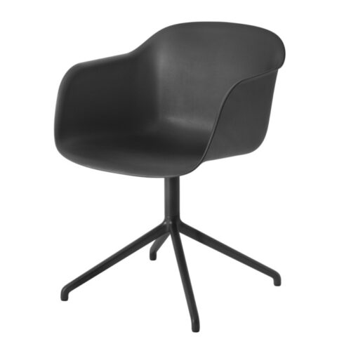 Muuto Fiber Chair Swivel Base (Dusty Green/Dusty Green)
