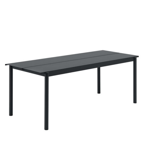 Muuto Linear Bord sort 200 x 75 cm