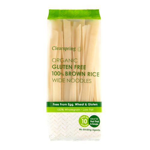 100% Brun ris nudler (wide) Ø