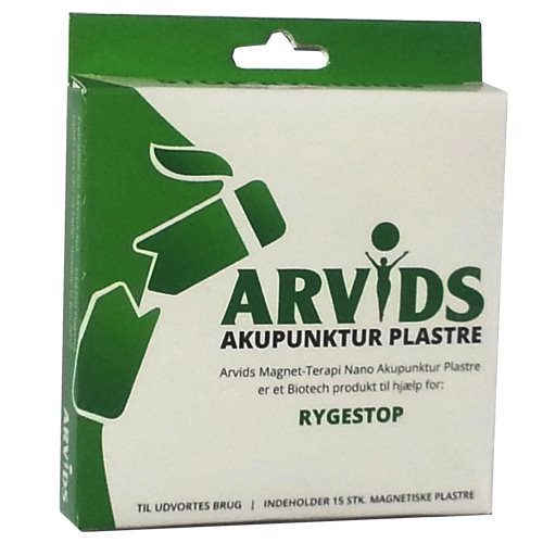 Akupunktur plastre rygestop 15 stk. Arvids
