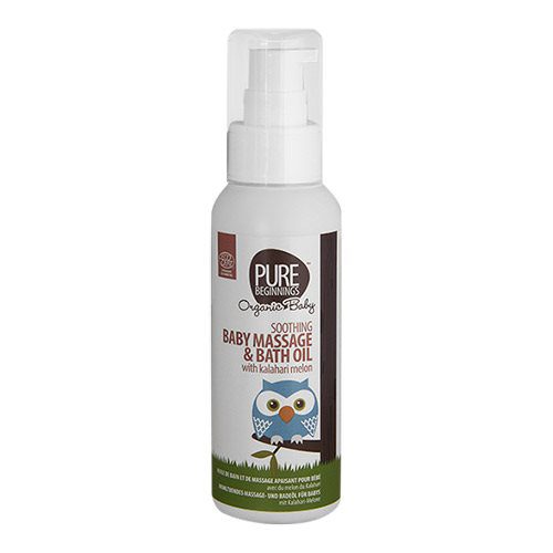 Baby massage og badeolie med  kalahari melon Pure Beginnings