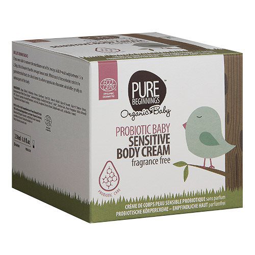 Baby sensitive body cream fragrance free Pure Beginnings