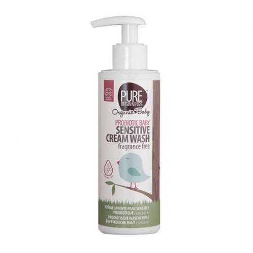 Baby sensitive cream wash fragrance free Pure Beginnings