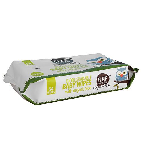 Baby vådservietter Aloe Vera Bionedbrydelige