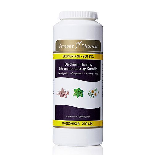 Baldrian, Humle, Citronmelisse og Kamille Fitness Pharma