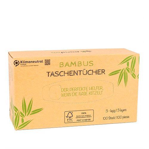 Bambus lommetørklæder