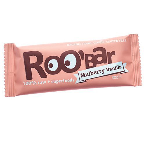 Bar m. morbær & vanilje Ø Raw Roobar