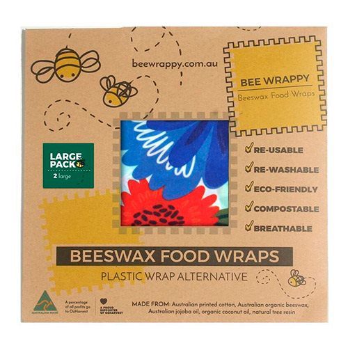 Beeswax Food Wraps 2 x Large
