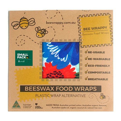 Beeswax Food Wraps 2 x Small
