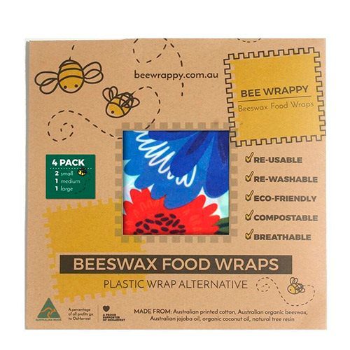 Beeswax Food Wraps 4 Pack