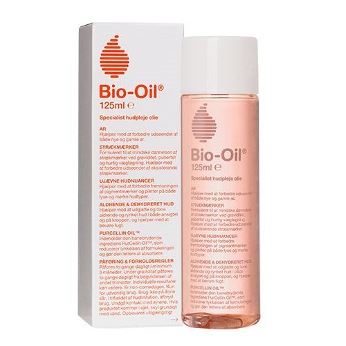 Bio Oil mod ar og  strækmærker mm.