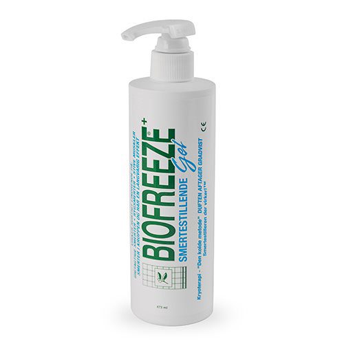 Biofreeze behandlerflaske med pumpe