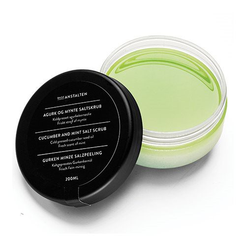 Bodyscrub m. agurk & mynte Badeanstalten