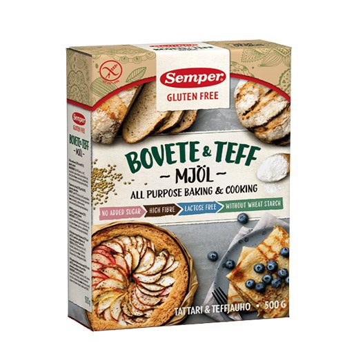 Boghvede & teff mel