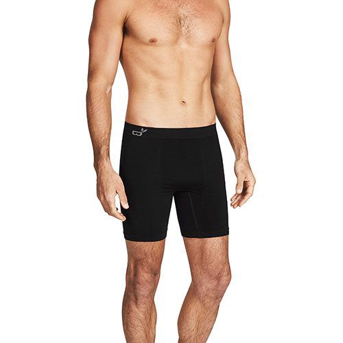 Boxer shorts extra lange sort str. M