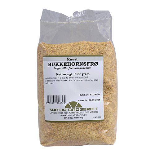 Bukkehornsfrø knust
