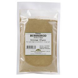 Burrerod pulver
