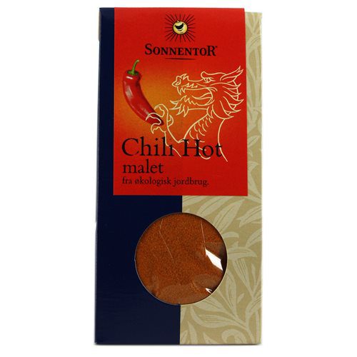 Chili Hot malet Ø ekstra stæk  Sonnentor