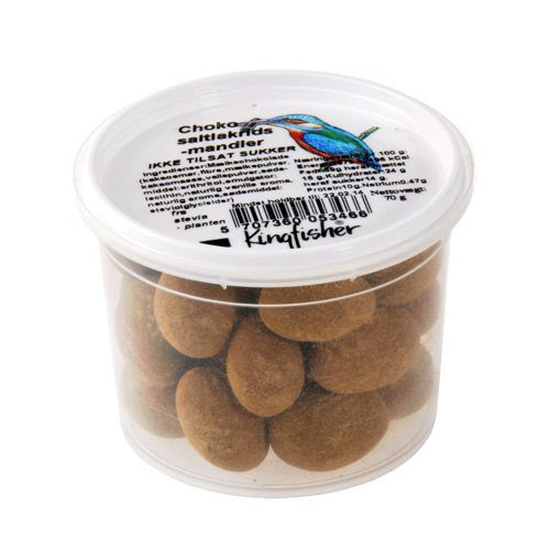 Choko saltlakrids mandler mørk m. stevia