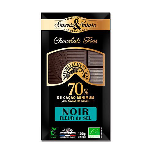 Chokolade 70% Havsalt Ø Mørk