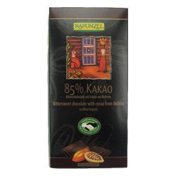 Chokolade 85% kakao Ø Rapunzel